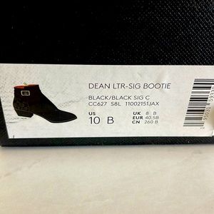 Coach Black Leather Bootie